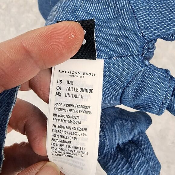 Disney and American Eagle Denim Mickey Mouse Plush Doll Blue - Picture 6 of 7